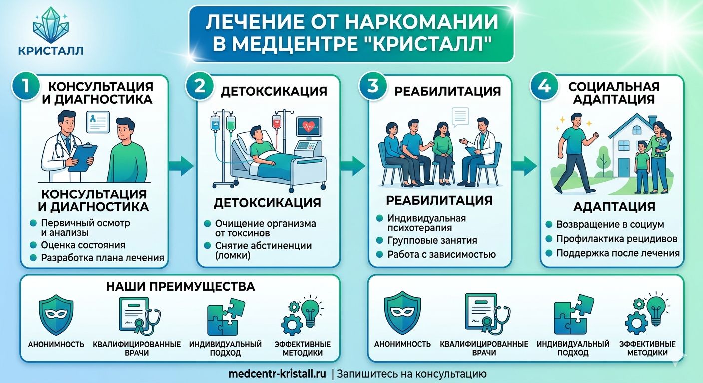 Инфографика услуги лечение наркомании